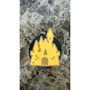 Disney Castle Fireworks Reusable Packable Tote Bag & Keychain NWOT